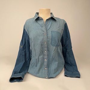 Ralph Lauren Denim Long Sleeve Snap Button Up